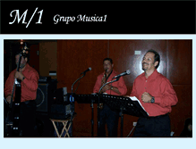 Tablet Screenshot of grupomusica1.com